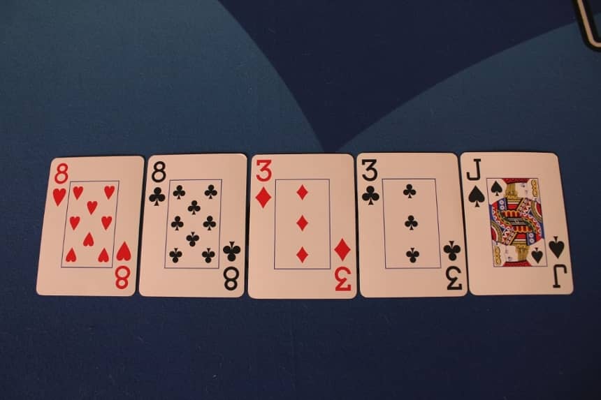 Pai Gow Poker two pair example