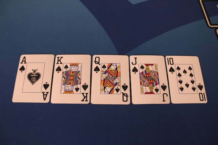 Pai Gow Poker royal flush example