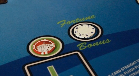 Pai Gow Poker fortune bonus wager on the betting circle