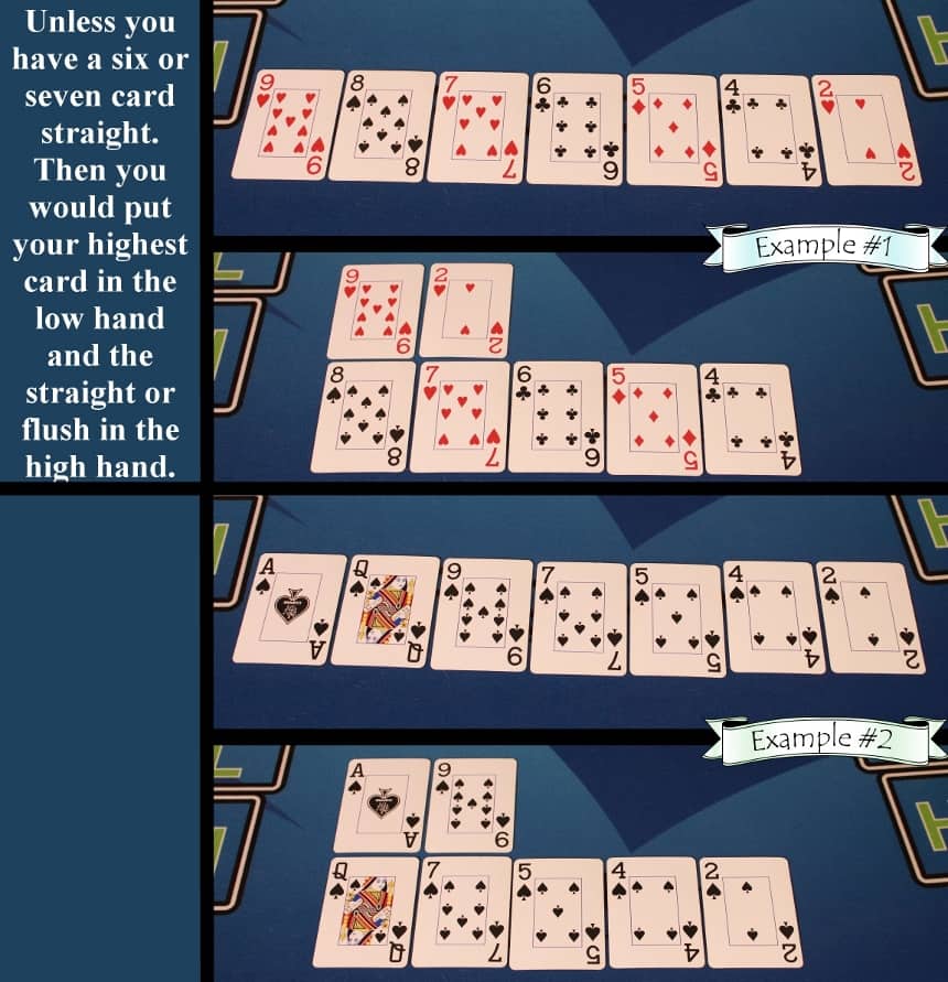 This picture is an example of a six card straight This picture is an example of a six card straight