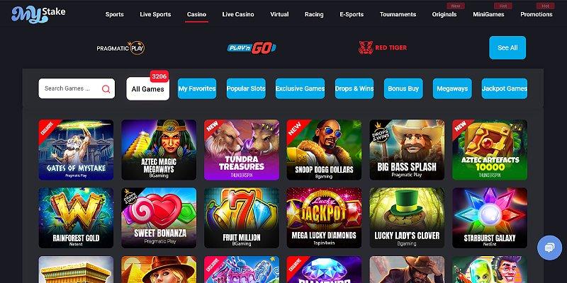 Screenshot of MyStake