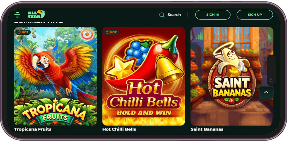 Screenshot of Allstar