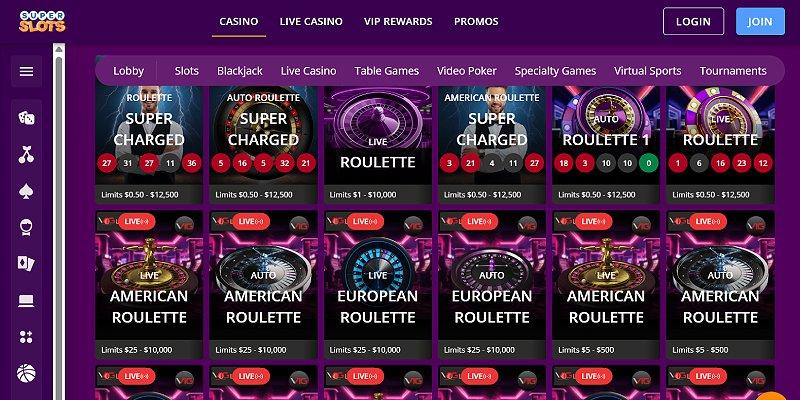 Screenshot of Super Slots