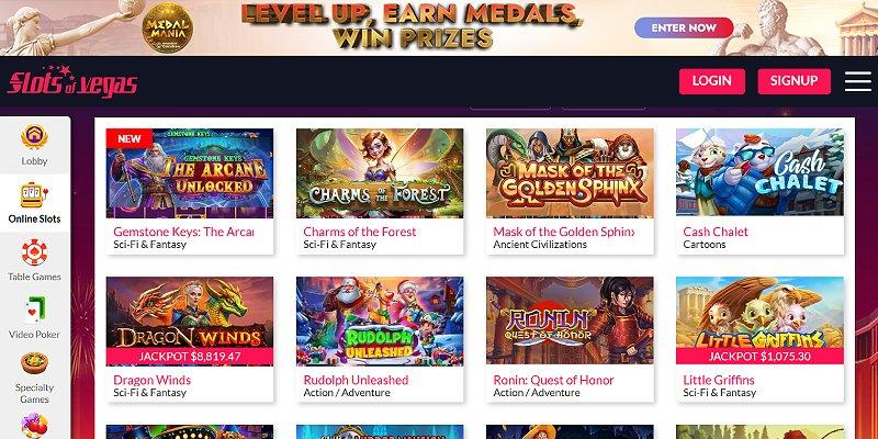 Slots of Vegas online casino games