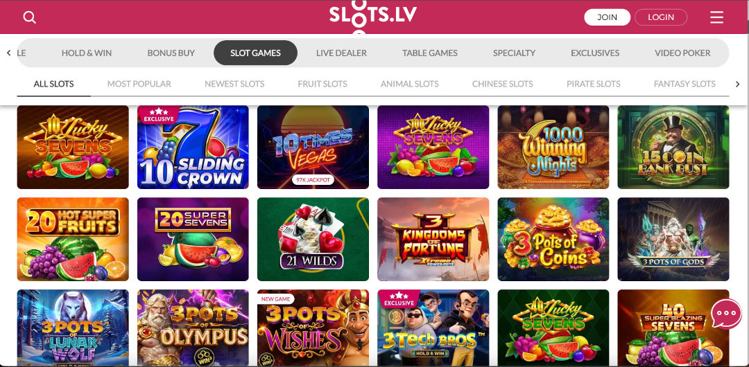 Screenshot of Slots lv