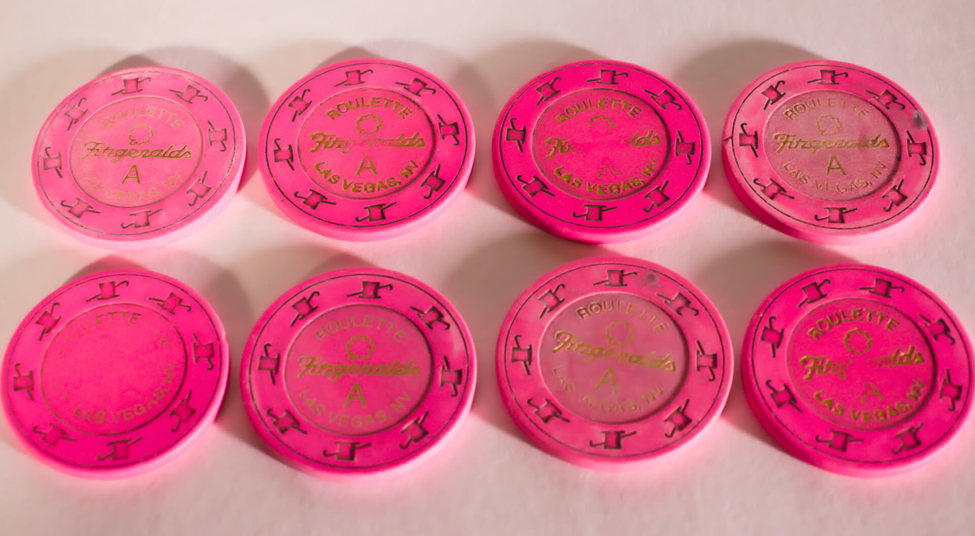 Fitz Roulette Chips Pink