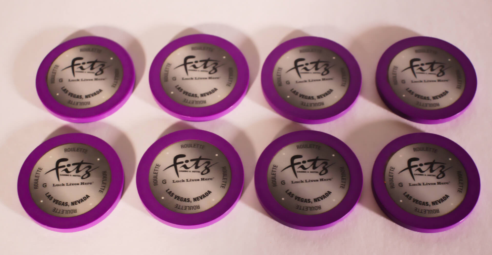 Fitz Roulette Chips Purple
