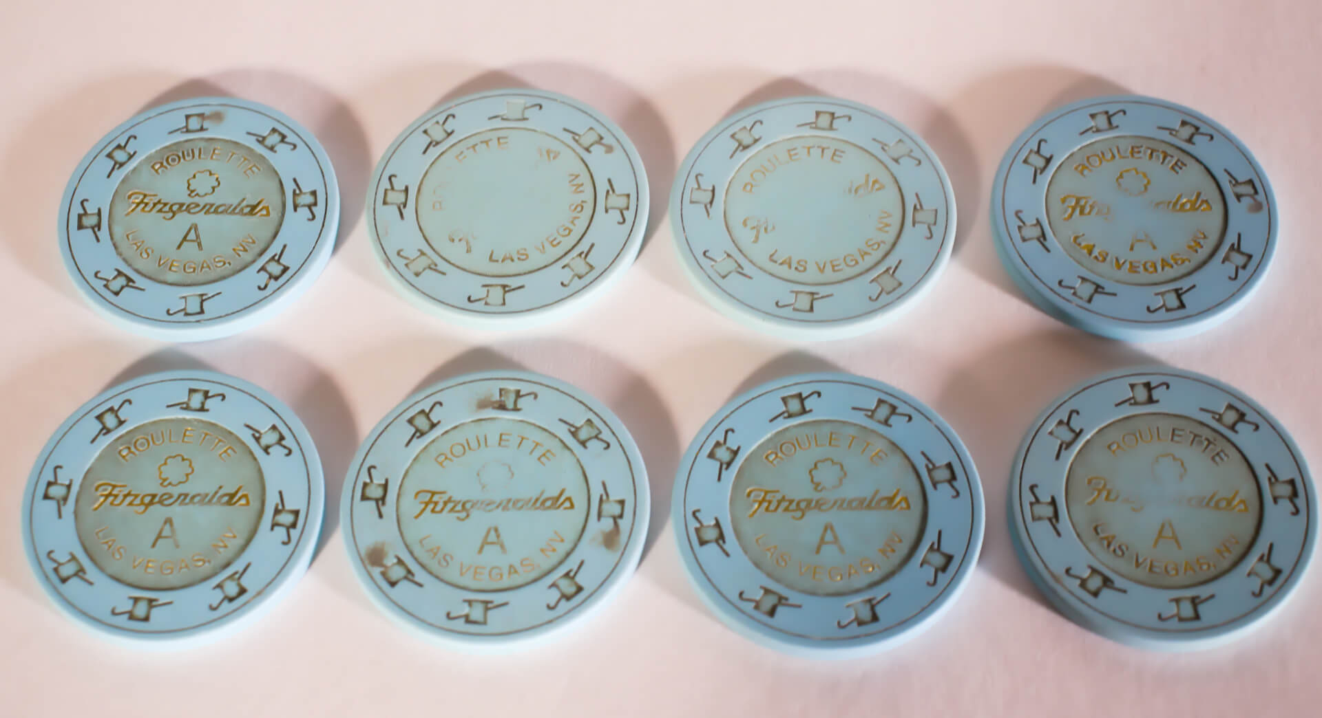 Fitz Roulette Chips Blue-Gray