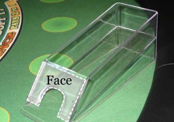 This picture highlights the area of the shoe that is known as the Face This picture highlights the area of the shoe that is known as the Face