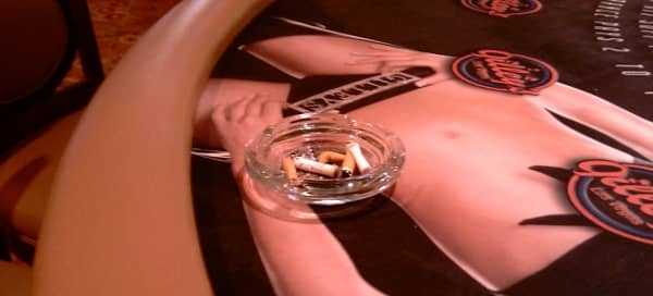 An ashtray on the table An ashtray on the table