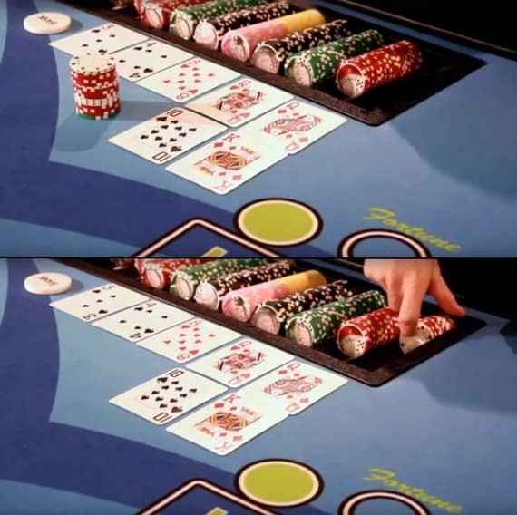 Lost Pai Gow Poker bets placement and rack lockup