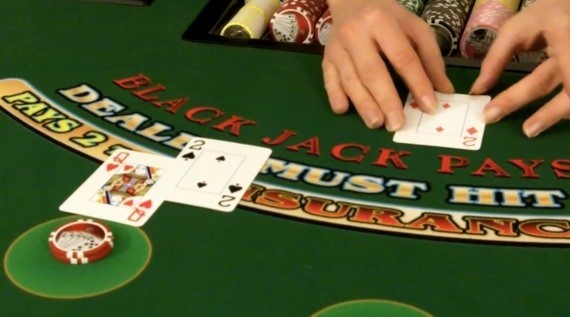 Пример жесткой руки (hard hand)