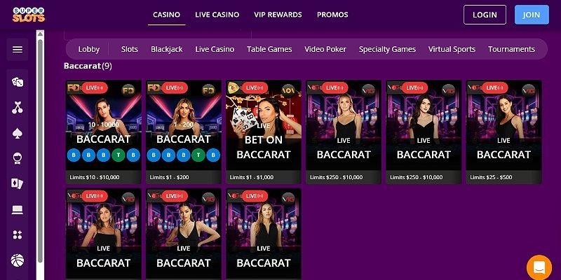 Screenshot of Super Slots