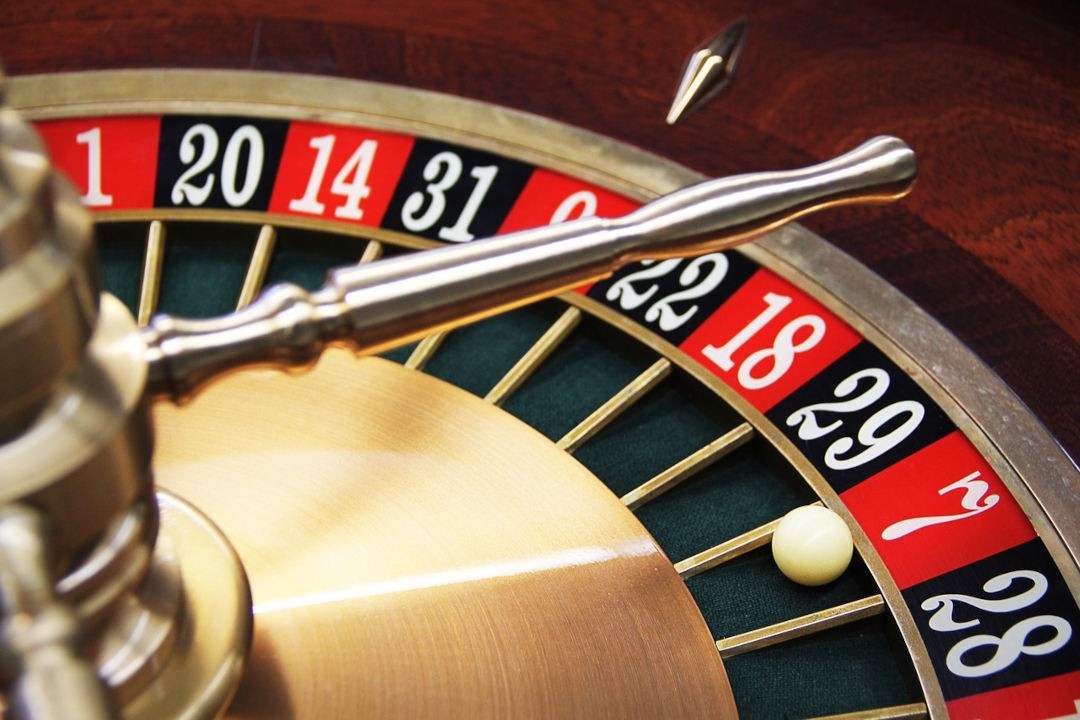 a roulette wheel