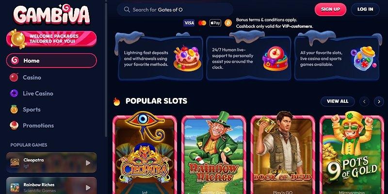 Screenshot of Gambiva