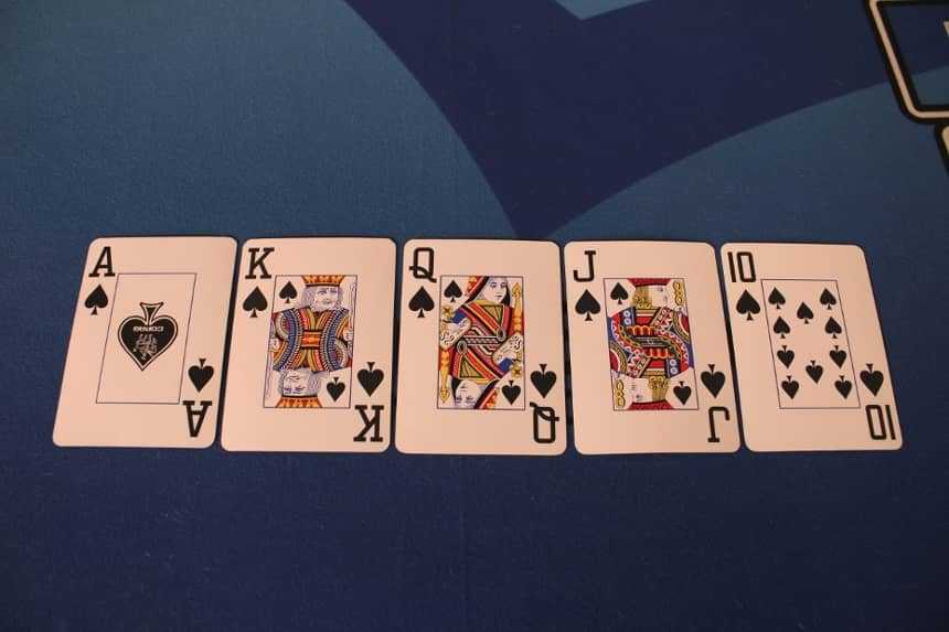 This picture is an example of a Royal Flush This picture is an example of a Royal Flush
