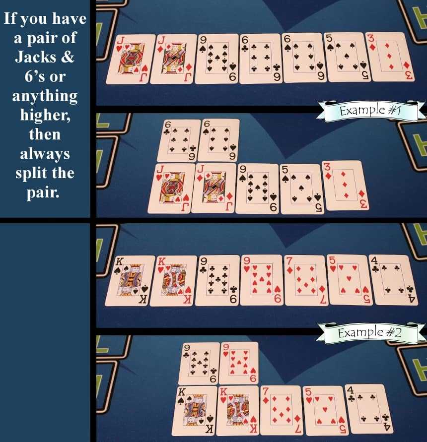 This picture is an example of two pair - Jacks or higher This picture is an example of two pair - Jacks or higher