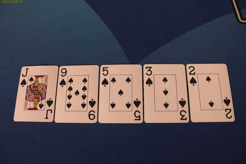 This picture is an example of a Flush This picture is an example of a Flush
