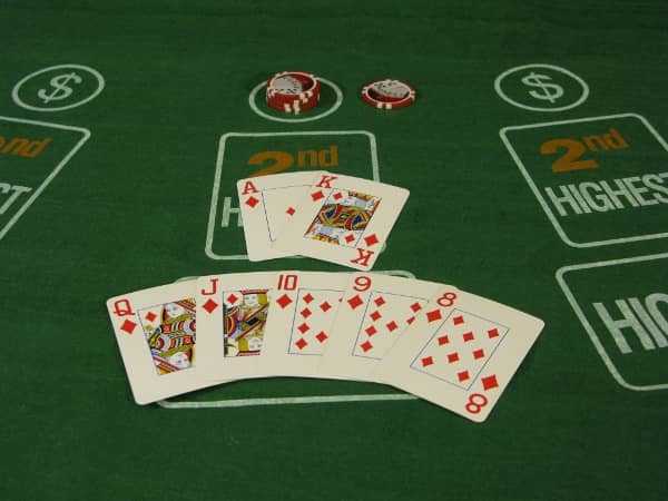Pai Gow Poker a 7 card straight flush Pai Gow Poker a 7 card straight flush
