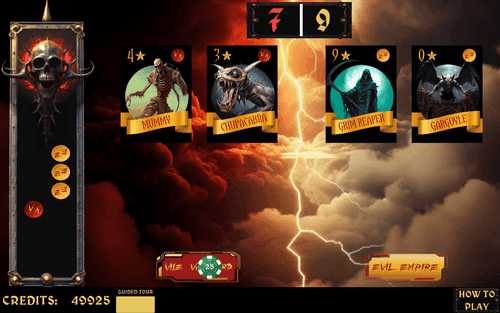 Screenshot of gameplay for Monsters Deathmatch