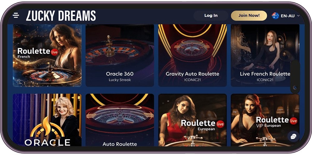 Screenshot of the Lucky Dreams