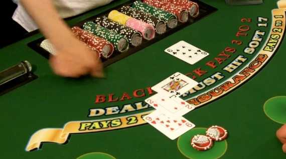 Player is doubling down Player is doubling down
