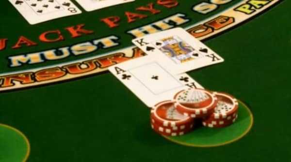 The blackjack bet is bridged The blackjack bet is bridged