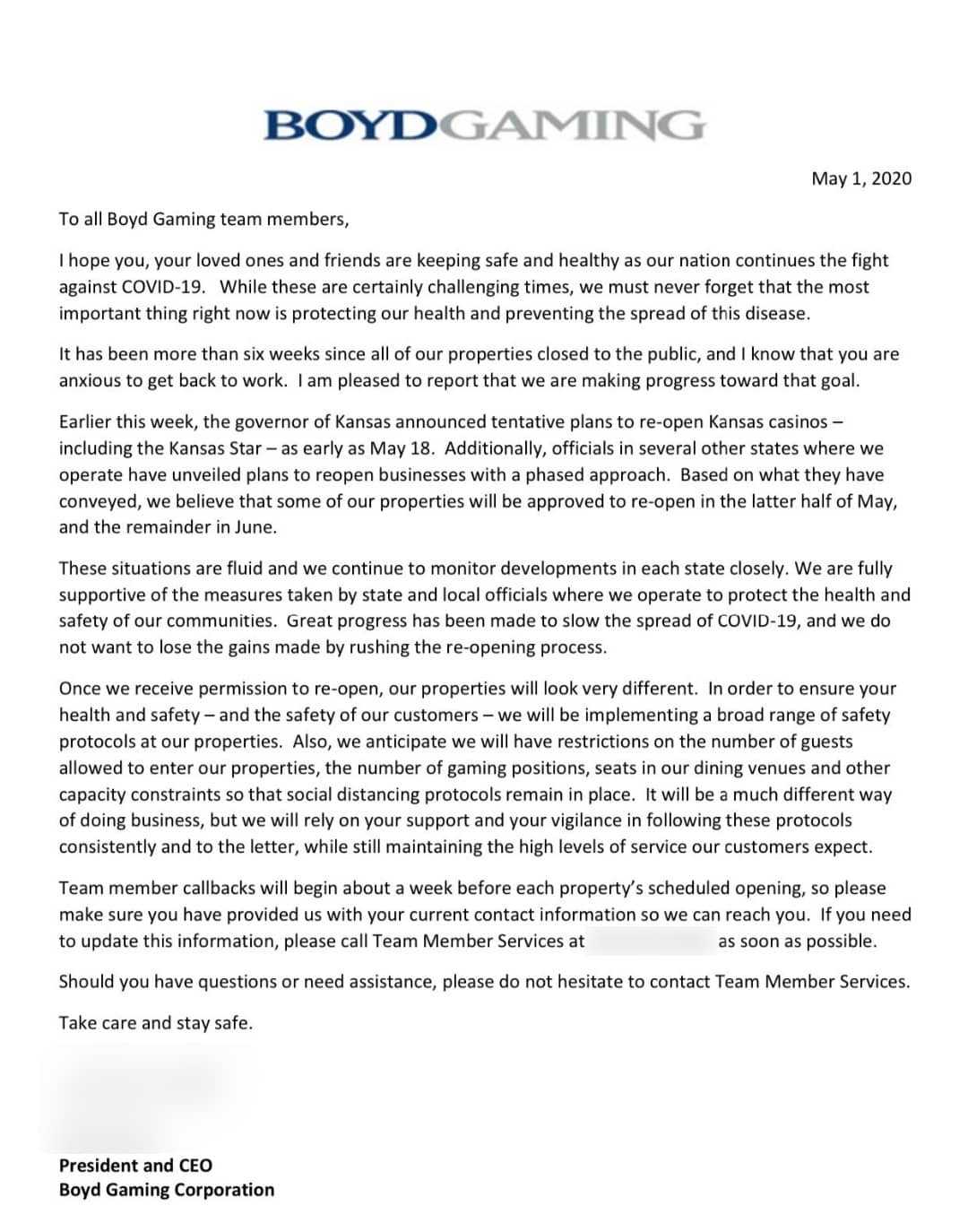 Boyd Letter Boyd Letter