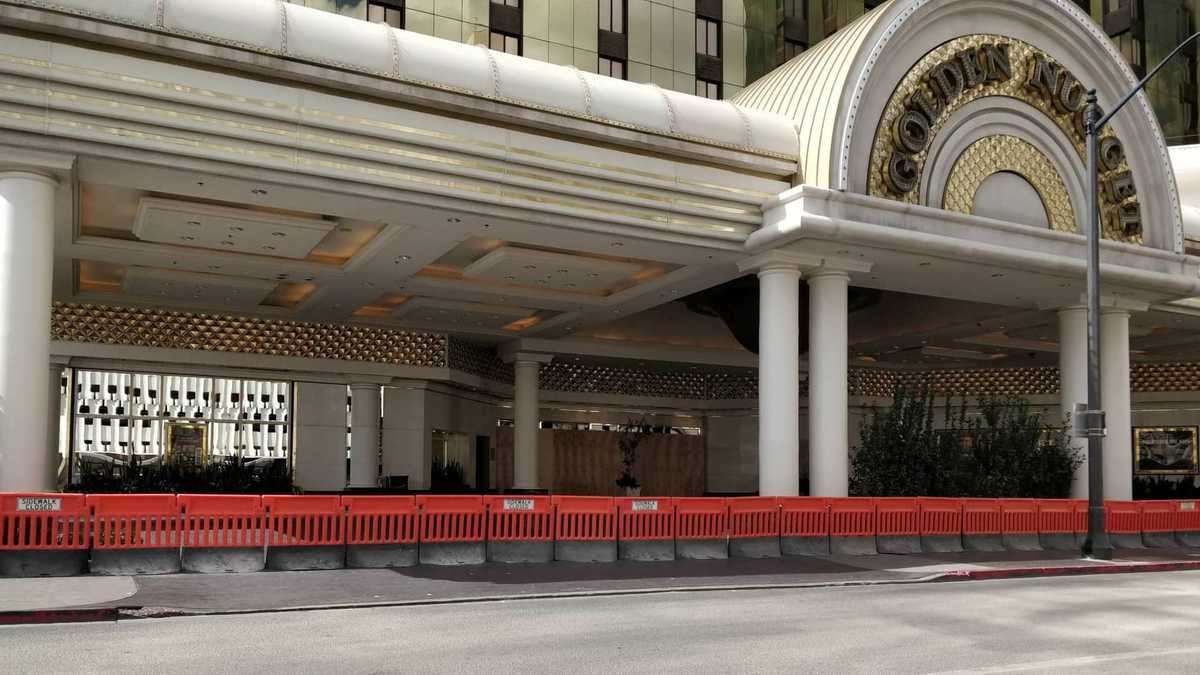 Golden Nugget boarded up Golden Nugget boarded up