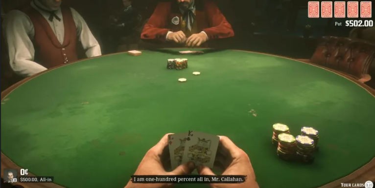 characters playing poker
